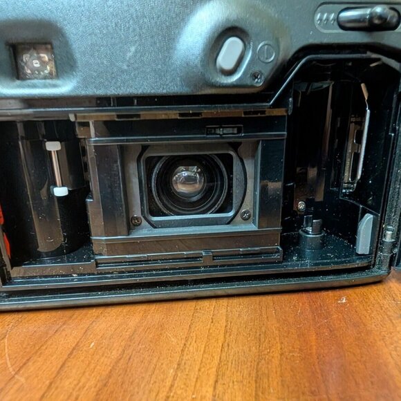 PENTAX Zoom 60-X 35mm 90s Y2K Point & Shoot Film Camera Black TESTED Works - Picture 7 of 11